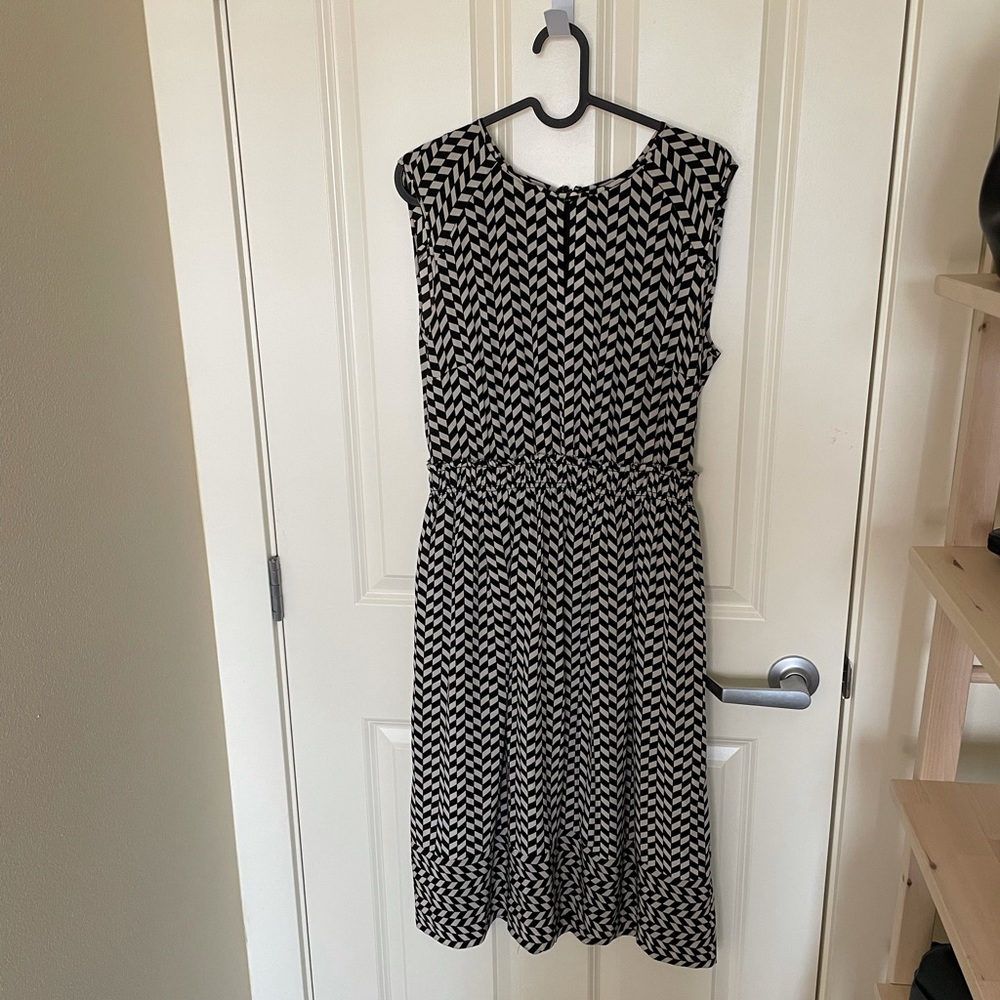 J. Crew Silk Geometric Dress
